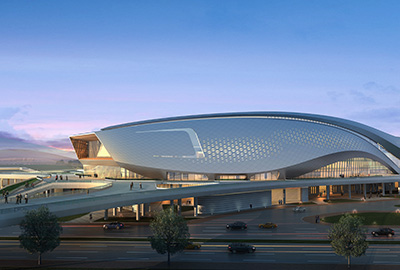 寧波奧體中心項目游泳館、體育館、綜合訓練館幕墻（含金屬屋面）工程施工