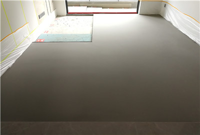 臨安金世豪郡楠府項目-自流平地坪石膏